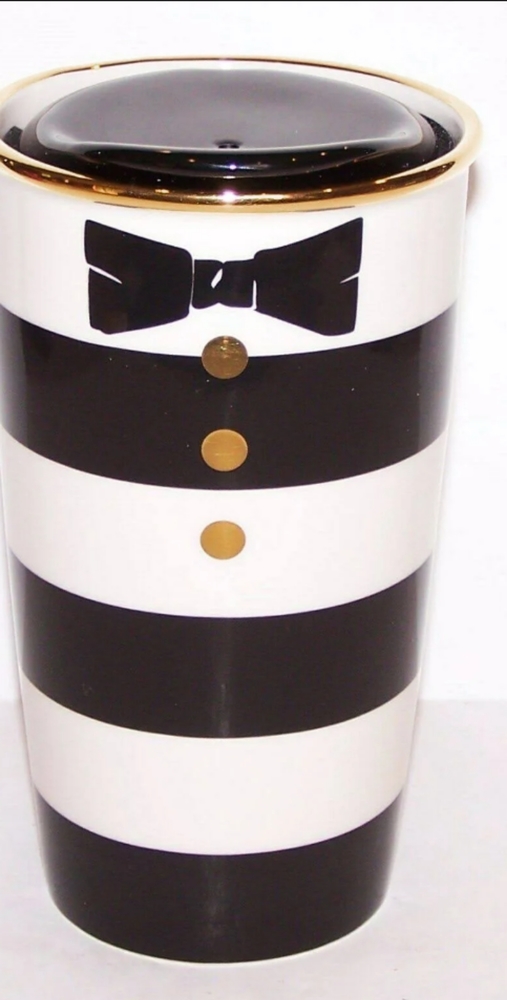 Starbucks Rare Alice & Olivia Tuxedo Mug